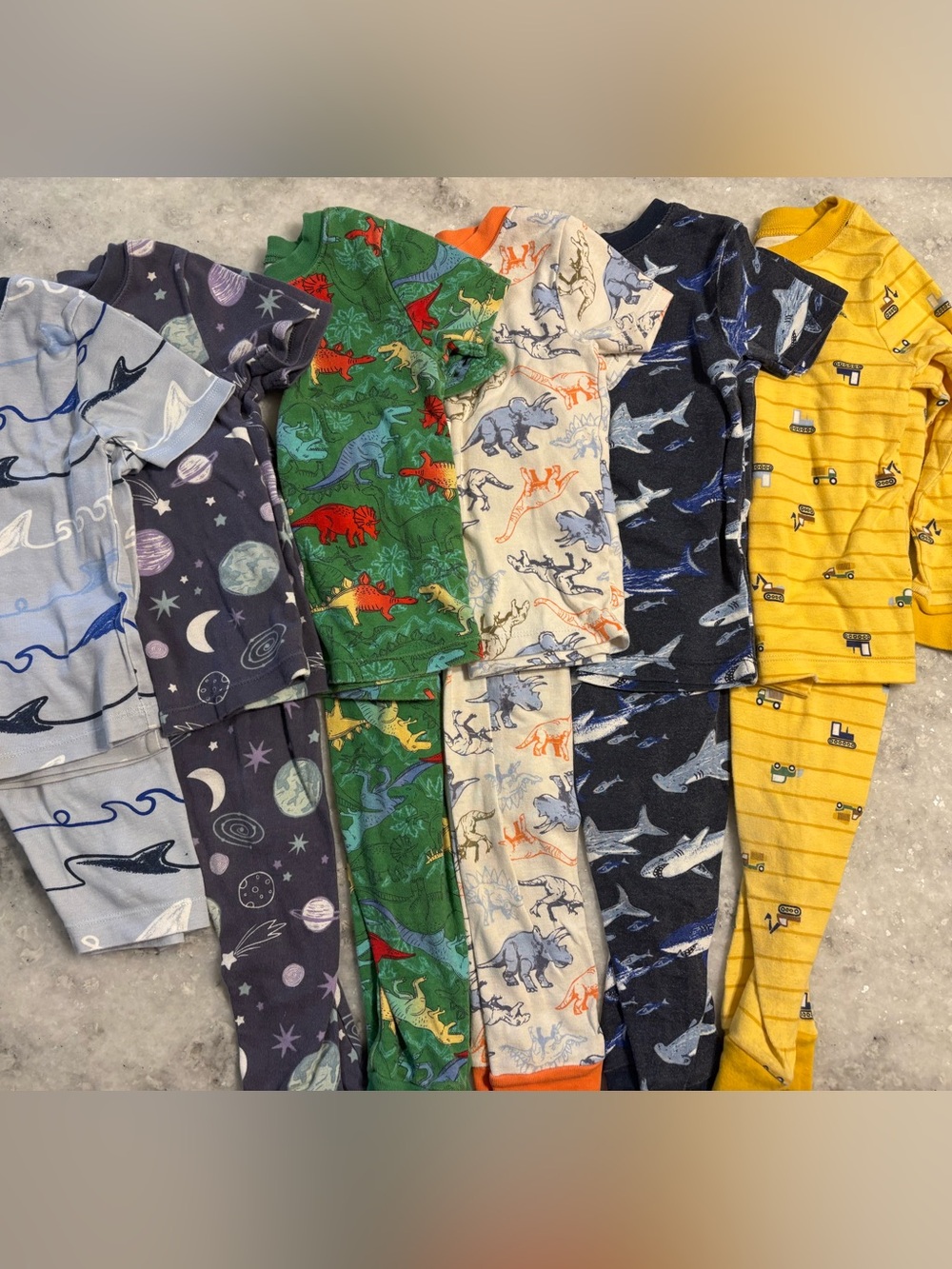Toddler Boys 3T-Pajama Bundle (Six Sets)